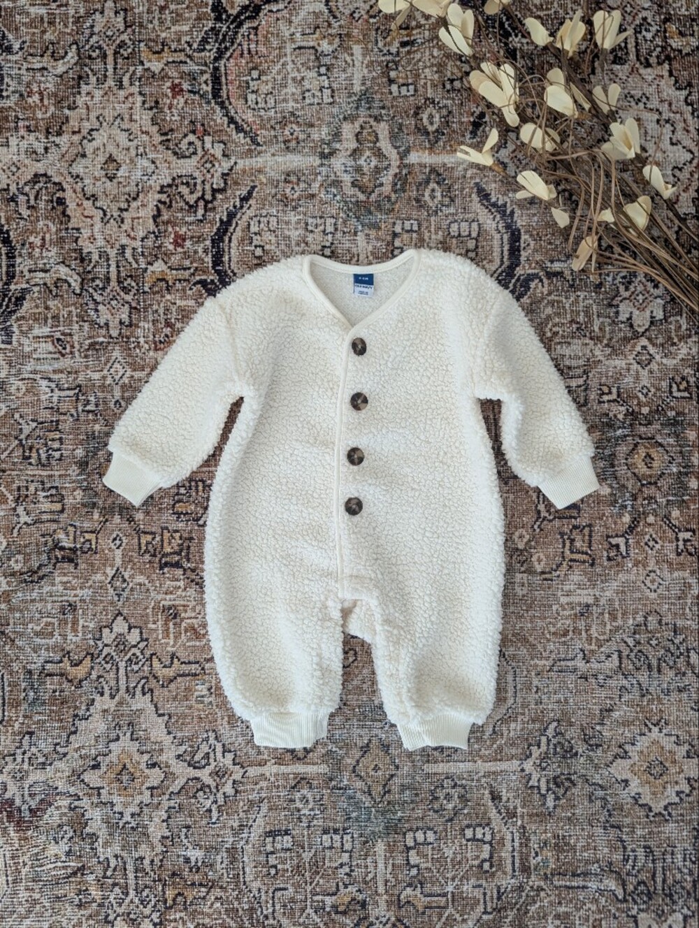 Baby Old Navy Sherpa Teddy onesie